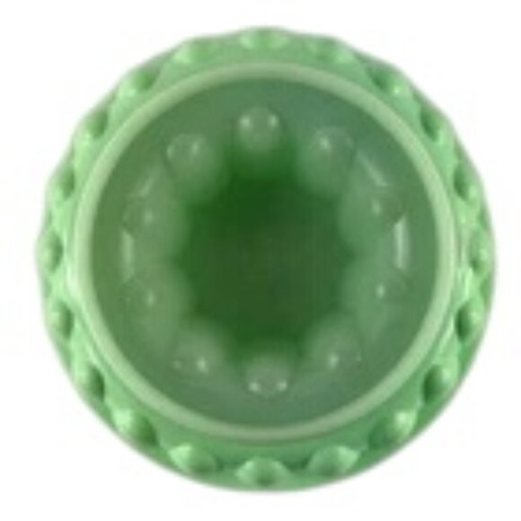 Vtg Tupperware Jello Mold Set Jel-N-Serve Mold 1 Green & 1 White w/ Design Seals - Picture 2 of 5